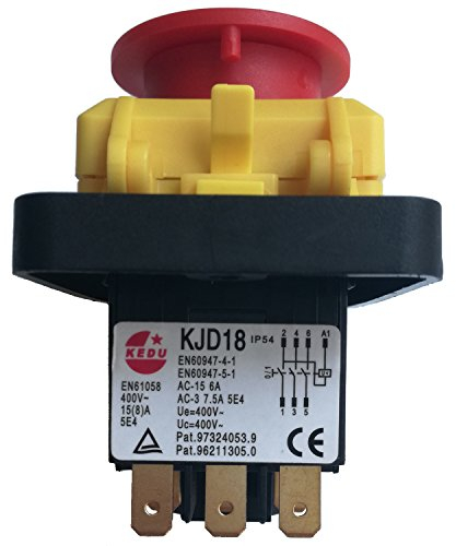 KJD18 KEDU 7pins 400 V 5E4 On/Off Interruttori a pulsante Elettronici per la Barca Barca Barca Rettificatrice