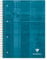 Clairefontaine 8211C Lot de 5 Cahiers à Spirale Bind'O Block - A4+ 22,5x29,7 cm - 160 Pages Détachables Perforées Grands Carreaux Cadrées - Papier Blanc 90 g - Couverture Rigide Couleurs Aléatoires