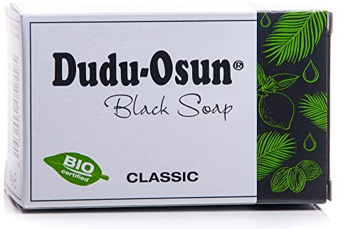 6 x 150 g Dudu-Osun - Schwarze Seife aus Afrika Naturseife mit Sheabutter