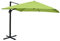 Mendler Gastronomie-Ampelschirm HWC-A96, 3x3m (Ø4,24m) Polyester Alu/Stahl 23kg - grün