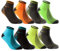 8 Paar Sportsocken Herren Sneaker Socken Quarter NEON verstärkte Frotteesohle 16209 WP (43-46)