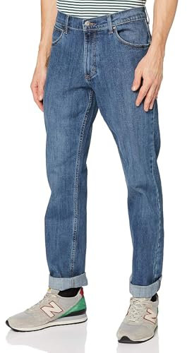 Wrangler Herren Authentic Regular_w10gm614v Jeans, Blau (Blua Mid Stone), 38W / 34L EU