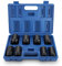 lyrlody Juego de 8 Piezas Vasos de Impacto 3/4 Profesional, Juego de Llaves de Vaso de Impacto,Set de vasos para atornilladora de impacto 24—38mm con Maletín Azul