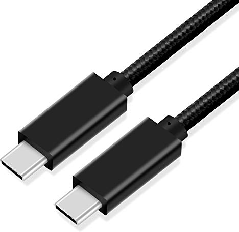 Cable de video USB C a C de 2 M, cable de monitor Cuxnoo 4K USB tipo C compatible con carga rápida de 100 W y sincronización de datos de 10 Gbps