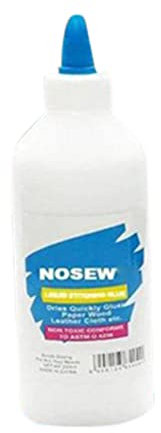 GEQIAN Sew Glue Liquid Ultra-stick Sew Glue - Durable Stitch Liquid Sewing Glue Universal for Fabric-Stich Adhesive Waterproof Clear Permanent