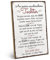 ARTFAVES® Wandbild Holzschild mit Spruch - An meine wunderschöne Tochter - Papa - Türschild Retro Vintage Deko Bild Geschenk - Tochter, Papa, Liebe