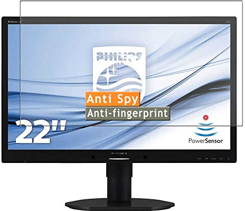Vaxson Privacy Screen Protector, compatible with Philips 220B / 220B4LPYCB/00 22 Monitor, Anti Spy Guard Film Protectors Sticker [NOT Tempered Glass ] New