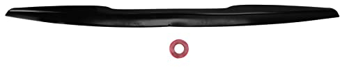 Heckspoilerlippe Auto Heckspoiler Flügel Gummilippe Heckflügel Gummi Glänzend Schwarz Anti UV Universal für Auto
