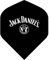 Jack Daniel's Offiziell lizenzierte Marken-Dart-Flights, Standard Nr. 2, Original Nr. 7 Logo (F3166), 5 Sets ab 5 Stück