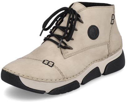 Rieker Damen Low-Top Sneaker 45902, Frauen Halbschuhe,Freizeit,sportlich,straßenschuhe,Strassenschuhe,Sportschuhe,beige (60),39 EU / 6 UK