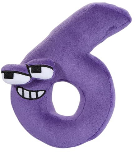 MAGIC SELECT Number Lore Plüsch, Zahlen 0-9 Plüsch, Alphabet Lore Puppen, weiches Lernspielzeug Geschenk für Fans der Geschichte Alphabet Lore. Pädagogische Nummern für Kinder.