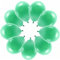10 Luftballons Grün Eco Ballons Made in EU Deko Sportfest Geburtstag Kinder Erwachsene Frühling Sommerfest Helium geeignet Pastell Ballons Grün