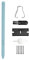 Replacement S Pen Stylus Pen with 5 Tips for Samsung Galaxy Tab S6 Lite 10.4 SM-P610, SM-P615, Tablet Stylus. (Blue)