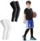 Newbyinn Kinder Beinärmel 2 Paare, Lange Kompressions-Beinärmel für Jungen Mädchen Basketball Fußball