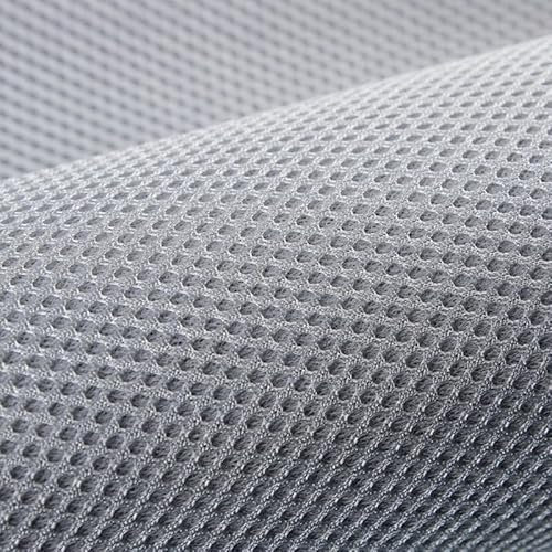 1MX1.6M - Malla sándwich transpirable de tres capas, tela de malla 3D, tela de malla elástica, tela de cama de aire, tela de sofá, materia prima (gris claro)