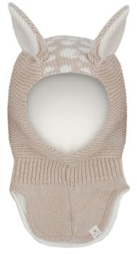 maximo Mini Girl-Schlupfmütze, REH Ohren, Futter Made in Germany 51 beigemeliert