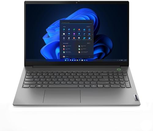 Lenovo 2024 ThinkBook 15 G4 15,6 pollici FHD IPS Laptop 10-Core Intel Core i7-1255U Iris Xe Graphics 16GB DDR4 1TB SSD WiFi AX RJ-45 BT Webcam HDMI2.1 Retroilluminato KB Fingerprint Windows 10 Pro