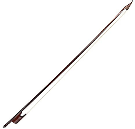 COMETX Barock Violinbogen 4/4 Geigenbogen Barockstil Schlangenbaum Rundstab Schlangenbaum Weißes Pferdehaar Gut ausbalanciert