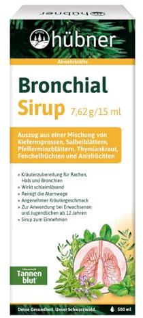 Hübner Tannenblut, Bronchial-Sirup, 500ml (1)