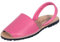 HECHO EN ESPAÑA Menorquina - Ibicencas - Sandalia de Verano de Piel Cuero… (FUCSIA, 38)