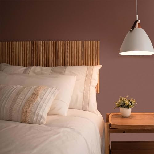 K&L Wall Art Peinture murale satinée moderne pour intérieur Protection murale moderne 2,5 l Peintures pour murs intérieurs Désert rouge