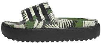 adidas Adilette Platform Slides, SE DESLIZA Mujer, Crew Green/Core Black/Core Black, 39 EU