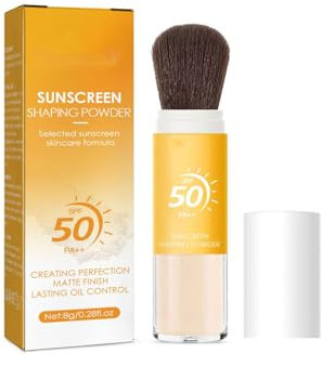 Poudre Fixatrice De Protection Solaire, Poudre De Protection Solaire, Poudre Fini Mat, Poudre Libre, Makeup Poudre De Finition De Teint High Definition, Poudre ContrôLe De La Brillance (1PCS)