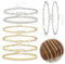QOWUXHZ 10 Stück Armband Edelstahl Damen Armband Damen Gold Silber Verstellbare Armband Set Verstellbare 16+5 Cm Liebe Geschenk Für Frauen Mädchen