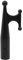 Sarini Boat Hook Replacement,Nylon Mooring Boat Hook Head Replacement,Durable Plastic Pole Hook Fits in Screw Thread Metal Rod Push Pole End for Docking Boats/Rafts/Kayaks
