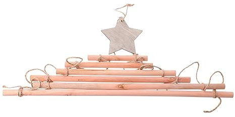 TOPBATHY Weihnachtsbaum Weihnachtsdekorationen Wandzweig Leiter Handgemachtes Holzdekor Für Den Urlaub