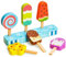 KIYTARBOO Eisdiele, Eisladen Kinder Holz,6 Pcs EIS am Stiel, EIS Spielzeug für Kinder, Montessori Spielzeug ab 3 4 5 6 Jahre,Kaufladen Zubehör Geschenk Mädchen Jungen 3 4 5 6 Jahren