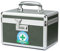 Medication Lock Box with Combination, Lockable Medicine Storage Box, Empty First Aid Box, Security Lock Box, Medical Organizer, Multipurpose Locking Box for Home and Outdoor (Green, Small)