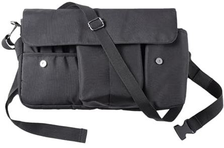 Makeup Artist Waist Bag, Professional Brush Bag, Kosmetik Tool Organizer, Makeup Belt Bag, Professional Makeup Artist Waist Bag mit einem verstellbaren Gürtel für Outdoor Aktivitäten, Schwarz , Se