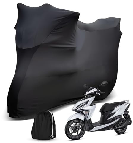 Bâche de protection de moto d'intérieur, compatible avec les modèles Honda Scooter Forza 125 350, en satin doux et extensible, respirante, protection contre la poussière, pour l'intérieur, le garage,