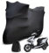 Bâche de protection de moto d'intérieur, compatible avec les modèles Honda Scooter Forza 125 350, en satin doux et extensible, respirante, protection contre la poussière, pour l'intérieur, le garage,