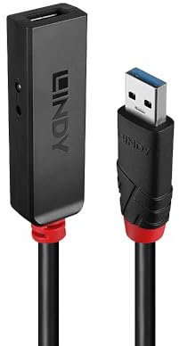 LINDY 43404 Slim USB 3.0 Aktive Verlängerung 15m