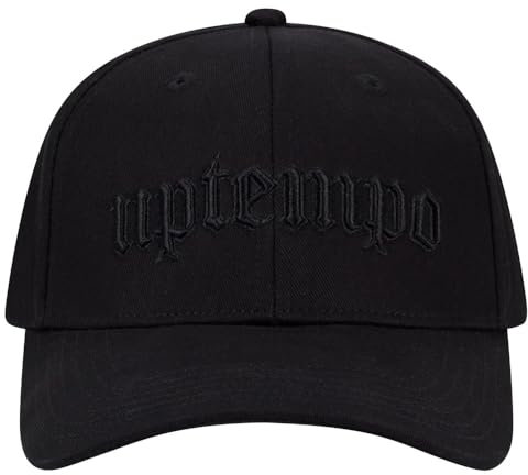 100% Hardcore Uptempo Cap Old English | Black