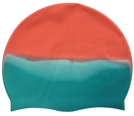 Qsvbeeqj Bonnet de bain en silicone hautement élastique pour adulte à cheveux longs et courts Design ergonomique