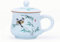NZPOST Tazze da caffè Tazza da caffè Grande con Manico Tazza da caffè Gigante in Ceramica da 15,8 Once Tazza da caffè Grande Tazza in Ceramica con Coperchio