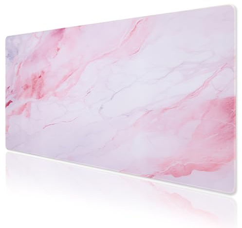 DOBAOJIA Tapis de Souris Gaming XXL 800 x 400mm, Sous Main de Bureau, Tapis de Clavier et Souris, Tapis d’Ordinateur Bureau, surface anti-débordement et base antidérapante