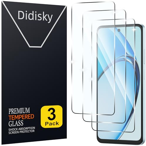 Didisky (3 Piezas Protector Pantalla para OPPO A60 6.67, Cristal Templado 9H Dureza, Antihuellas, Sin Burbujas, Ultra Transparente, Ultra Resistente