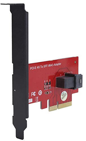 SFF-8643 to PCI-E 4X A Card - Easy Conversion for U.2 SSD with HD Connector