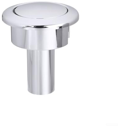 Toilet Push Button Flush - for Siamp Storm 33A, Toilet Push Button Flush Replacement, 48mm/58mm Diameter, Silver(A)