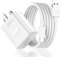 35W USB Plug SuperCharge Power Adapter for Honor X6b 200 400 Lite, USB Fast Charger Plug w/5A Supercharge Charging Cable 1M,Wall Charger UK Fast Charing for Honor Magic6 Lite X6c 200 90 Smart Pad X9 9