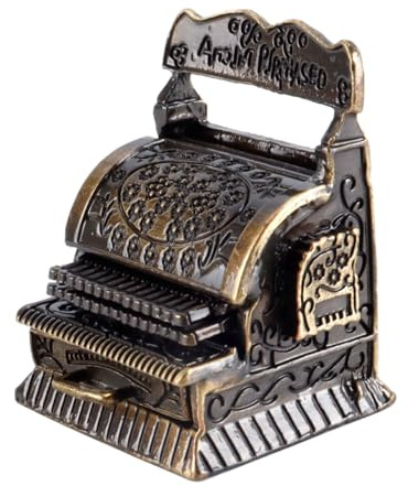 Durlo Goldkasse Im Vintage-Stil: 1:12 Puppenhausminiatur Mit Zu Öffnender Schublade