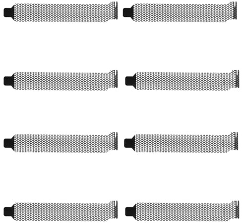 LRXIYODE 8 Stück Schwarze Pci Slot Abdeckungen aus Eisen mit Schraubenpc Filterabdeckung zum Schutz vor Staub Geeignet für Computergehäuse und Desktop Steckplätze