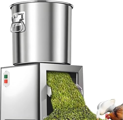 UORDBY Tritatutto Professionale per Verdure, 1800 W, Piccolo Tritatutto per Uso Domestico, capacità di 50-120 kg/h, Robot da Cucina per pollame per la Lavorazione di mangimi per polli e Anatre