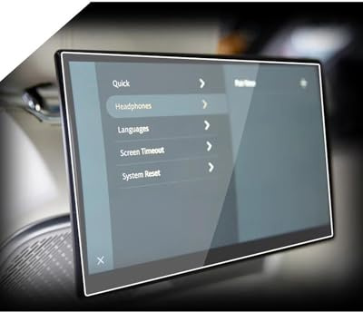 HCYZYU Für Land Für Rover Für Range Für Rover 2023 Auto-Touchscreen-Navigation Geschwindigkeitsmesser Hinterer Pritschenschutz Gehärteter Film(2PCS Rear TV)