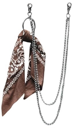 YiQinzcxg Hosenkette Punk Jeans Kette Geldbörse Schmuck Unisex Bandana Hose Ornamen Ästhetische Kette Für Den Täglichen Gebrauch Und Partys