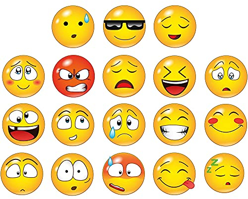 Kleberio® 18 lustige Aufkleber (1 Sticker je Motiv je 4cm) für Helm Autoaufkleber Wohnmobil Mülltonnenaufkleber Wohnwagen Moped LKW Coole Sticker Set Car Sticker Aufkleber Auto Kinderzimmer Roller
